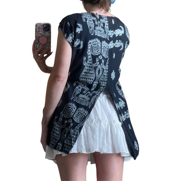 90s Vintage New Options Open Back Top – One Size – Made in India - Picture 2 of 6